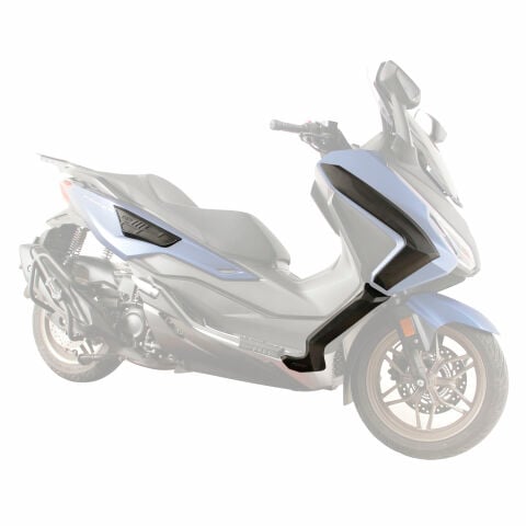 GP Kompozit Honda Forza 250 2023-2026 Uyumlu Üst/Alt Bacak ve Grenaj Koruma Seti Siyah