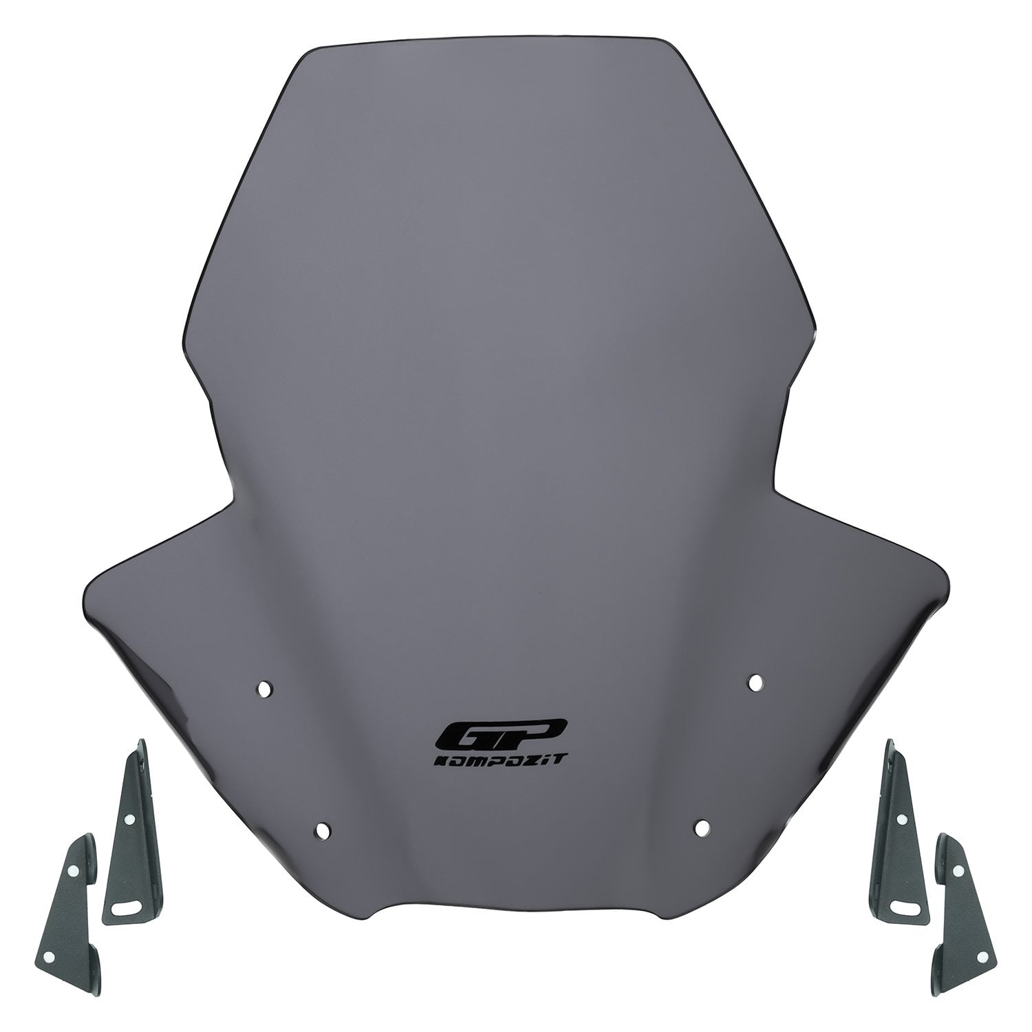 GP Kompozit Yamaha MT-07 2018-2020 Uyumlu Ön Cam Gri