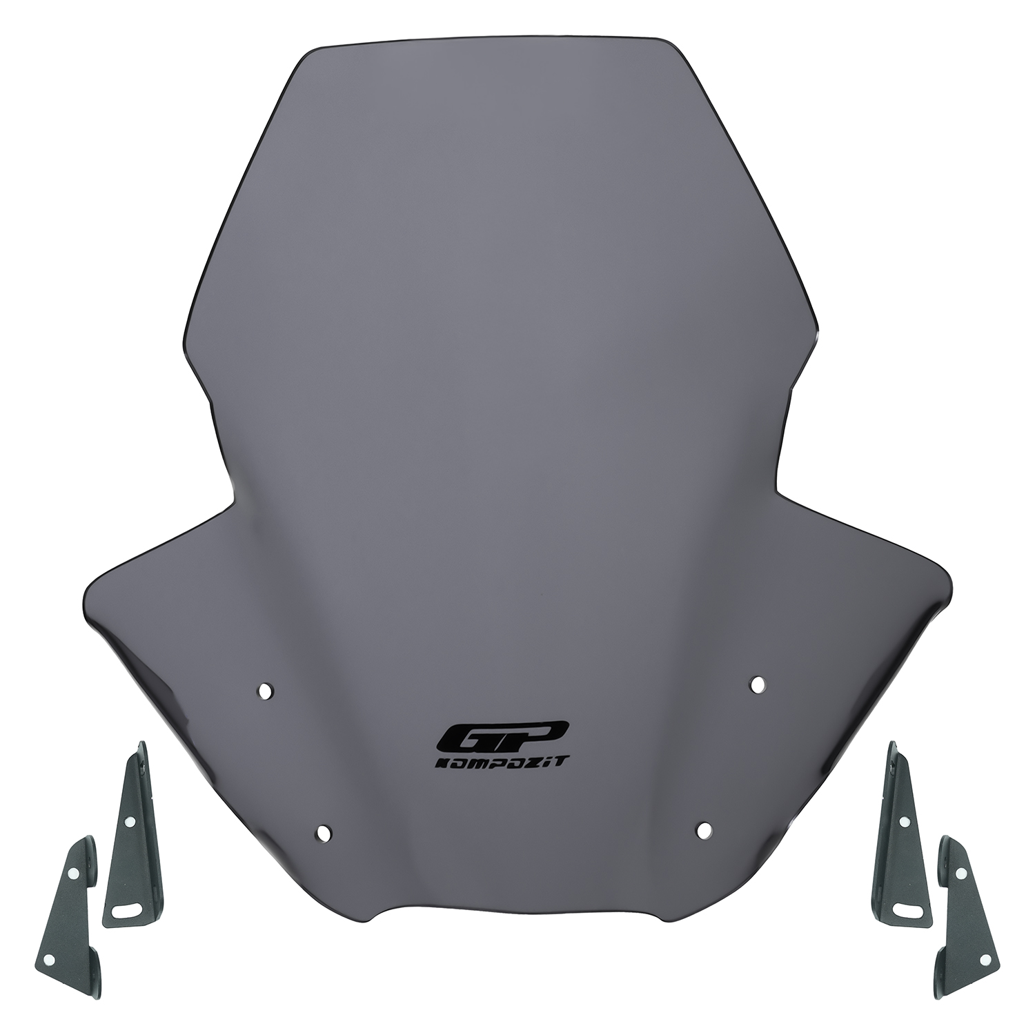 GP Kompozit Yamaha MT-07 2018-2020 Uyumlu Ön Cam Gri
