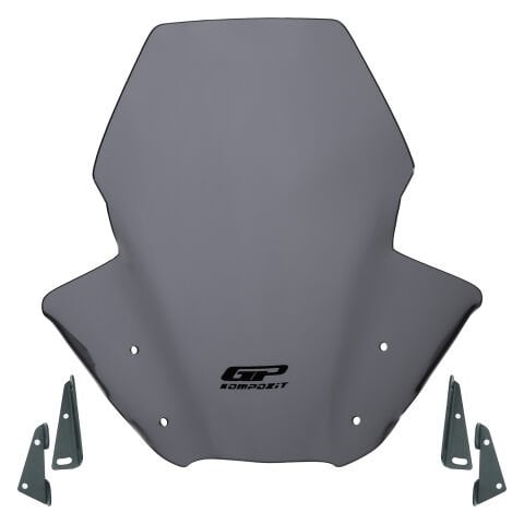 GP Kompozit Yamaha MT-07 2018-2020 Uyumlu Ön Cam Gri