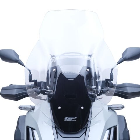 GP Kompozit Honda ADV 350 2023-2026 Uyumlu Baskılı Ön Cam Şeffaf
