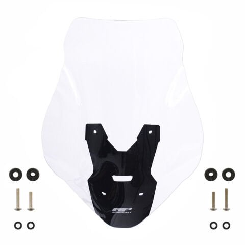 GP Kompozit Honda ADV 350 2023-2025 Uyumlu Baskılı Ön Cam Şeffaf