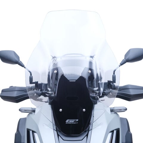 GP Kompozit Honda ADV 350 2023-2026 Uyumlu Baskılı Ön Cam Şeffaf