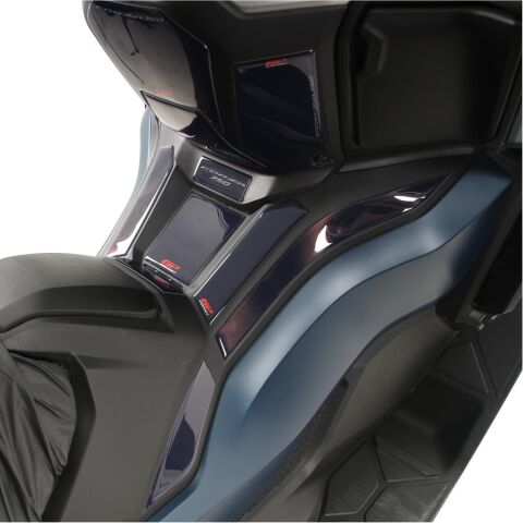 GP Kompozit Honda Forza 750 2021-2024 Uyumlu Tank Pad Seti Lacivert