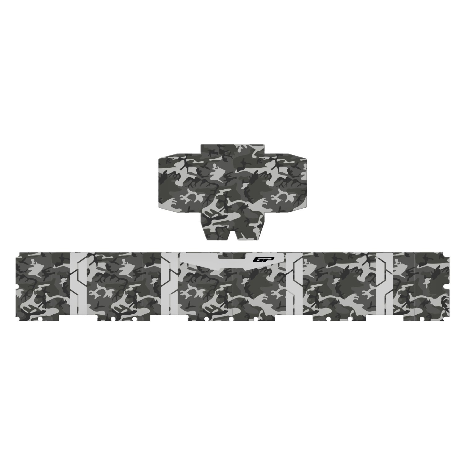 GP Kompozit DSN01 45 lt Alüminyum Motosiklet Çanta Uyumlu Sticker