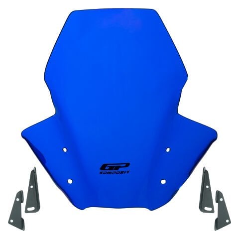 GP Kompozit Yamaha MT-07 2014-2017 Uyumlu Kısa Ön Cam Mavi