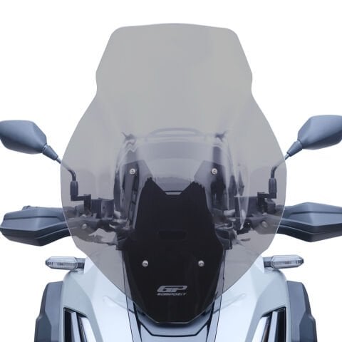 GP Kompozit Honda ADV 350 2023-2026 Uyumlu Baskılı Ön Cam Füme