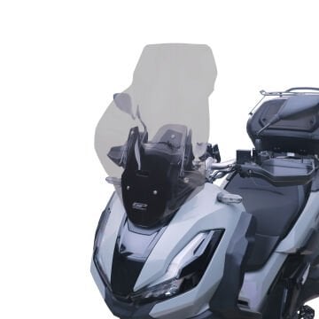 GP Kompozit Honda ADV 350 2023-2025 Uyumlu Baskılı Ön Cam Füme 62 cm
