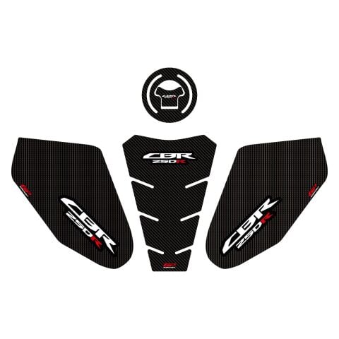 GP Kompozit Honda CBR250 2011-2012 Uyumlu Tank Pad Karbon