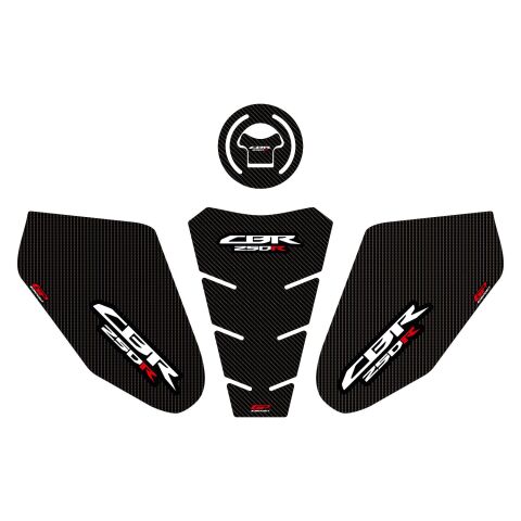 GP Kompozit Honda CBR250 2011-2012 Uyumlu Tank Pad Karbon