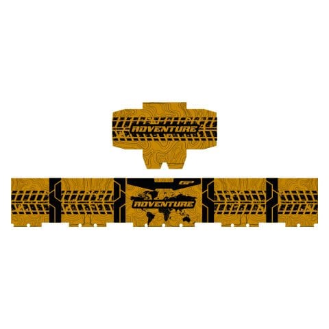 GP Kompozit DSN03 45 lt Alüminyum Motosiklet Çanta Uyumlu Sticker