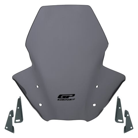 GP Kompozit Yamaha MT-07 2014-2017 Uyumlu Kısa Ön Cam Gri