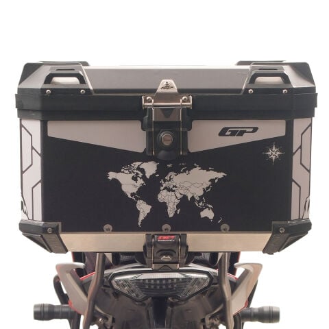 GP Kompozit DSN04 45 lt Alüminyum Motosiklet Çanta Uyumlu Sticker