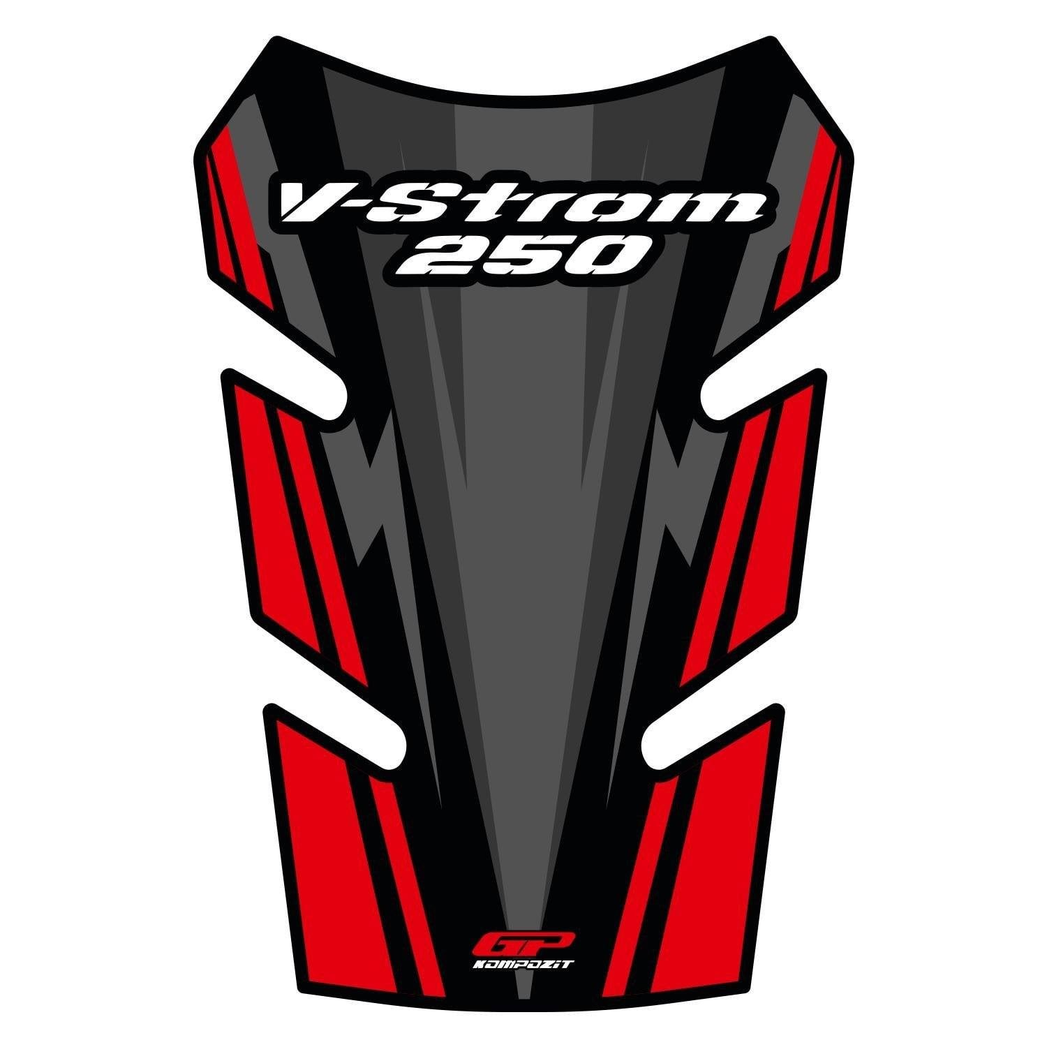 GP Kompozit Suzuki V-Strom 250 2017-2020 Uyumlu Tank Pad Kırmızı