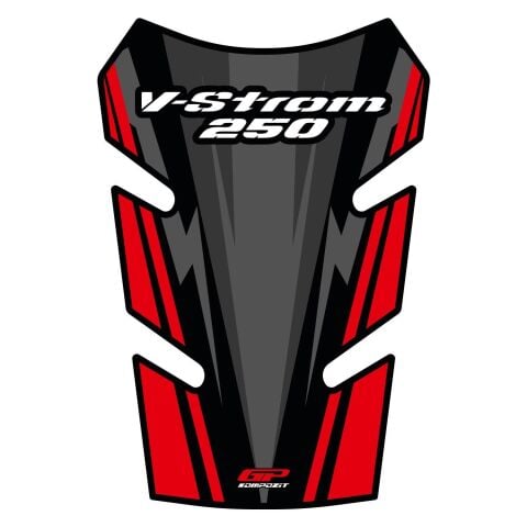 GP Kompozit Suzuki V-Strom 250 2017-2020 Uyumlu Tank Pad Kırmızı