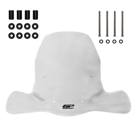 GP Kompozit Yamaha X-City 250 2007-2017 Uyumlu Ön Cam Şeffaf