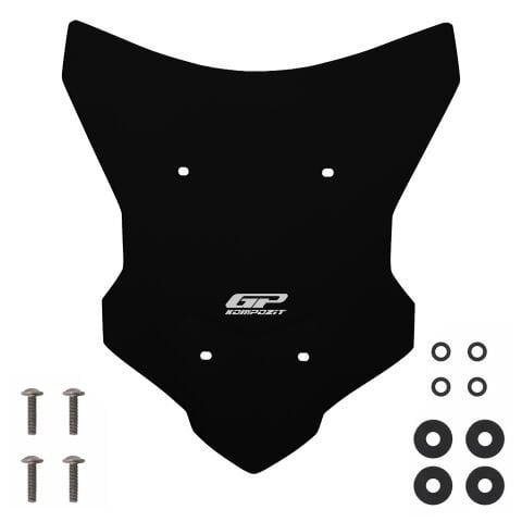 GP Kompozit Yamaha MT-07 Tracer 2016-2019 Uyumlu Ön Cam Siyah