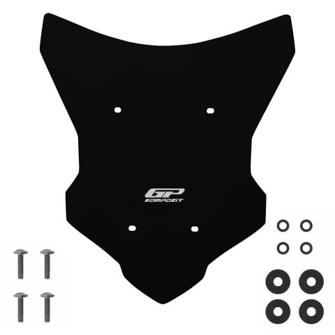 GP Kompozit Yamaha MT-07 Tracer 2016-2019 Uyumlu Ön Cam Siyah