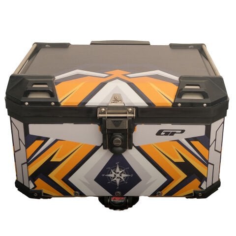 GP Kompozit DSN07 45 lt Alüminyum Motosiklet Çanta Uyumlu Sticker