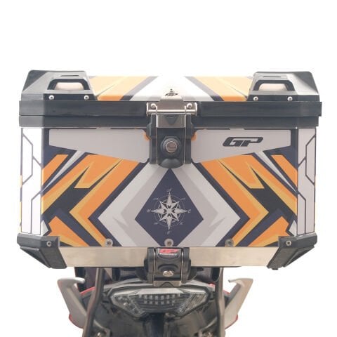 GP Kompozit DSN07 45 lt Alüminyum Motosiklet Çanta Uyumlu Sticker