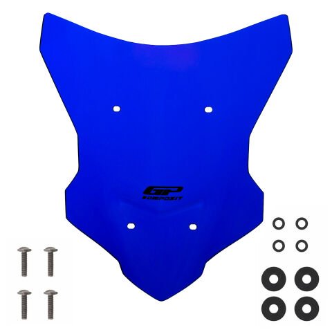 GP Kompozit Yamaha MT-07 Tracer 2016-2019 Uyumlu Ön Cam Mavi
