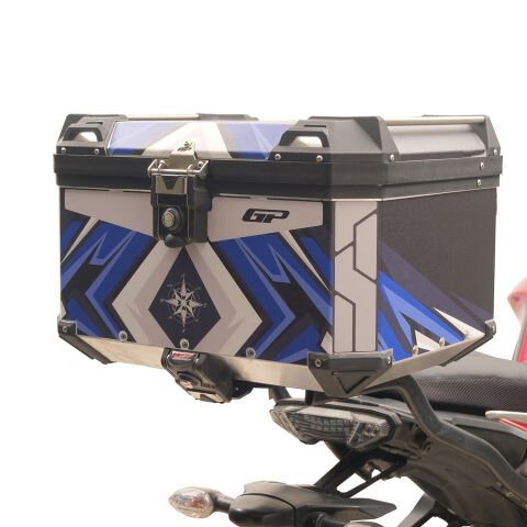 GP Kompozit DSN08 45 lt Alüminyum Motosiklet Çanta Uyumlu Sticker