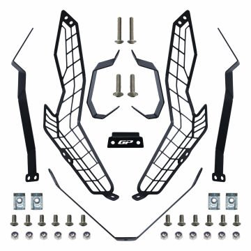 GP Kompozit Honda ADV 350 2023-2025 Uyumlu Far Koruma Siyah