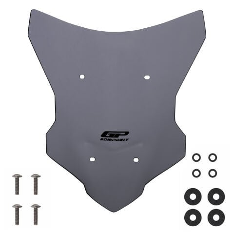 GP Kompozit Yamaha MT-07 Tracer 2016-2019 Uyumlu Ön Cam Gri