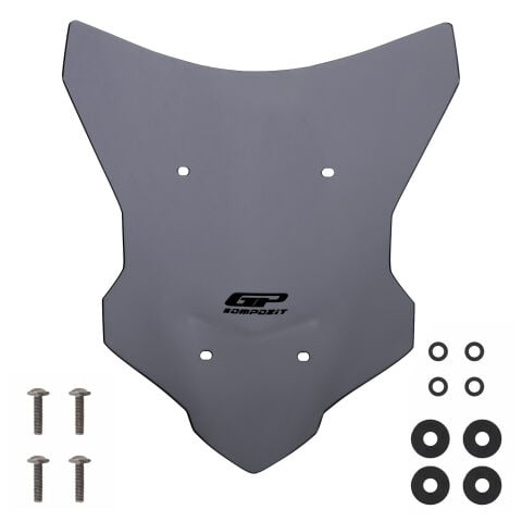 GP Kompozit Yamaha MT-07 Tracer 2016-2019 Uyumlu Ön Cam Gri