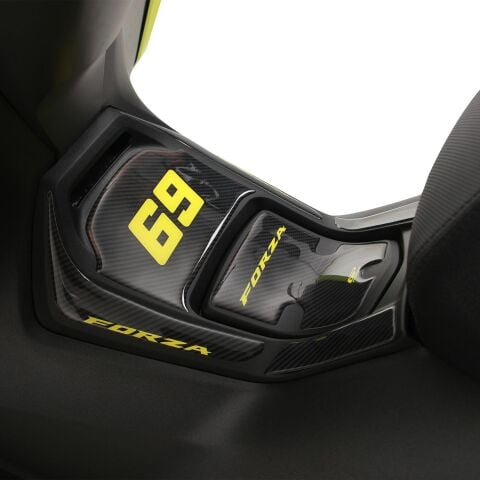 GP Kişiye Özel Honda Forza 250 2018-2026 Uyumlu Numaralı Tank Pad Karbon