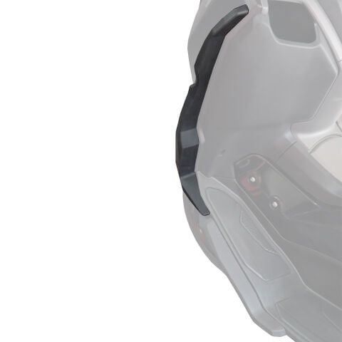GP Kompozit Yamaha NMAX 125 / 155 2025-2026 Uyumlu Üst Bacak Koruma Siyah