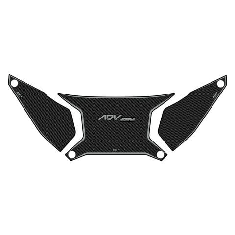 GP Kompozit Honda ADV 350 2023-2026 Uyumlu Damlasız Çanta Üstü Sticker karbon