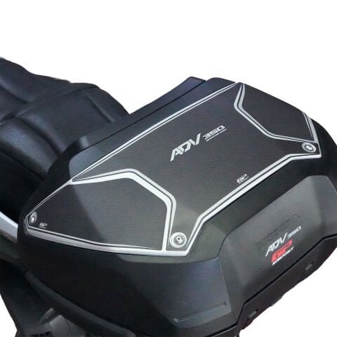 GP Kompozit Honda ADV 350 2023-2026 Uyumlu Damlasız Çanta Üstü Sticker karbon