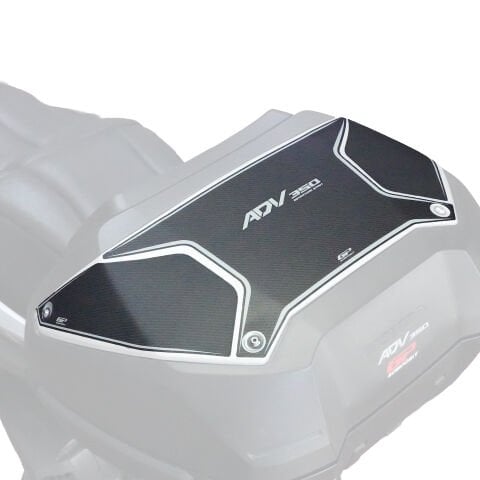 GP Kompozit Honda ADV 350 2023-2026 Uyumlu Damlasız Çanta Üstü Sticker karbon