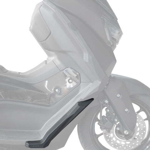 GP Kompozit Yamaha NMAX 125 / 155 2025-2026 Uyumlu Alt Bacak Koruma Siyah