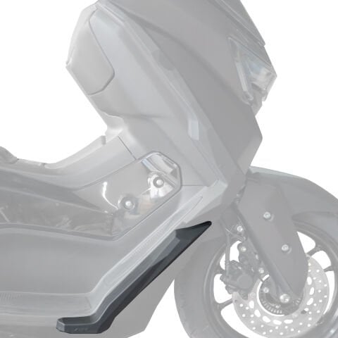 GP Kompozit Yamaha NMAX 125 / 155 2025 Uyumlu Alt Bacak Koruma Siyah