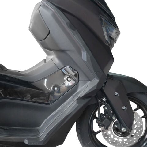 GP Kompozit Yamaha NMAX 125 / 155 2025-2026 Uyumlu Üst/Alt Bacak ve Grenaj Koruma Seti Siyah