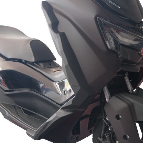 GP Kompozit Yamaha NMAX 125 / 155 2025 Uyumlu Üst/Alt Bacak ve Grenaj Koruma Seti Siyah