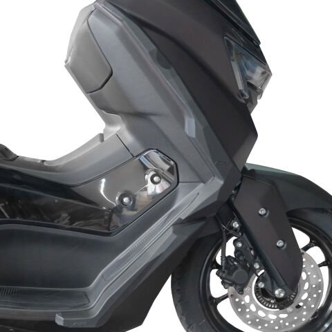 GP Kompozit Yamaha NMAX 125 / 155 2025 Uyumlu Üst/Alt Bacak ve Grenaj Koruma Seti Siyah