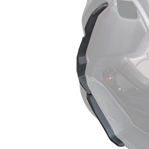 GP Kompozit Yamaha NMAX 125 / 155 2025 Uyumlu Üst/Alt Bacak ve Grenaj Koruma Seti Siyah