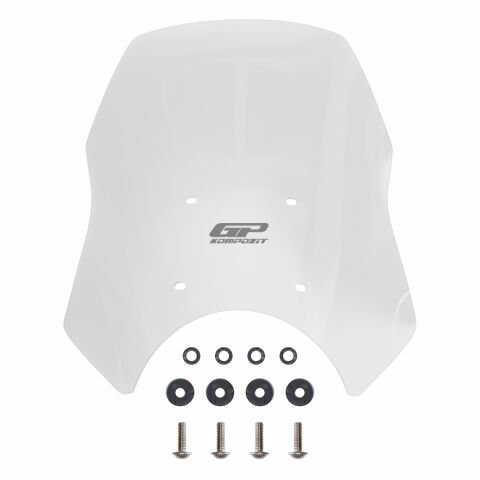 GP Kompozit Royal Enfield Himalayan 2024 Uyumlu Ön Cam Şeffaf