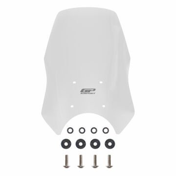GP Kompozit Royal Enfield Himalayan 2024 Uyumlu Ön Cam Şeffaf