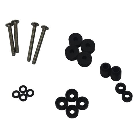 GP Kompozit Triumph Rocket 3 R / GT 2023-2024 Uyumlu Ön Cam Siyah