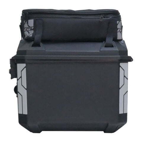 GP Kompozit Universal 26 lt x 2 Plastik ve Kumaş Motosiklet Yan Çanta Seti Siyah