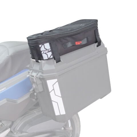 GP Kompozit KMSC06 Universal Motosiklet Yan Çanta Üstü Kumaş Çanta Siyah