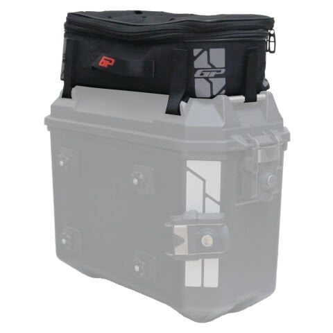 GP Kompozit KMSC06 Universal Motosiklet Yan Çanta Üstü Kumaş Çanta Siyah