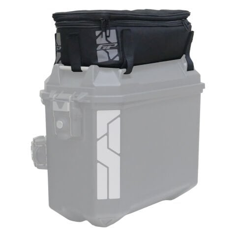 GP Kompozit KMSC06 Universal Motosiklet Yan Çanta Üstü Kumaş Çanta Siyah