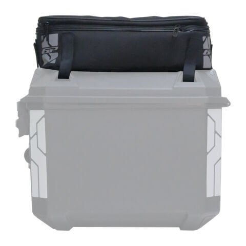 GP Kompozit KMSC06 Universal Motosiklet Yan Çanta Üstü Kumaş Çanta Siyah