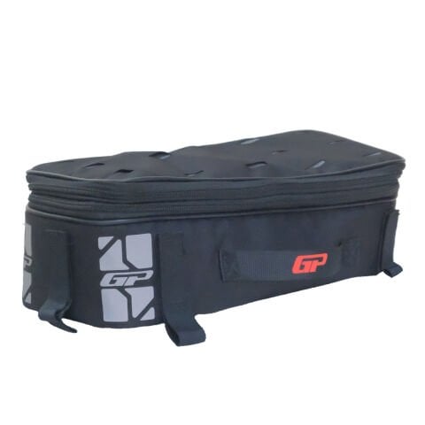GP Kompozit KMSC06 Universal Motosiklet Yan Çanta Üstü Kumaş Çanta Siyah