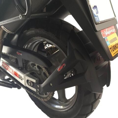 GP Kompozit Honda Varadero 2004-2010 Uyumlu Arka Çamurluk Siyah